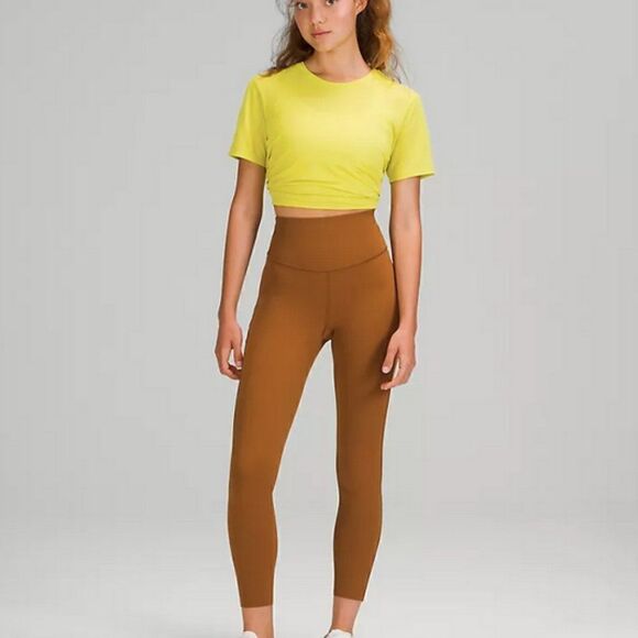 Lululemon Women's Base Pace High-Rise Running Tight 25" Copper Brown NWT size 16 - Picture 4 of 7